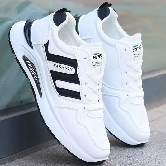 Quality Men's Platform Sports Casual Shoes Soft Sole Vulcanized Shoes Fashion Running Shoes Lightweight Comfort Sneakers for Men