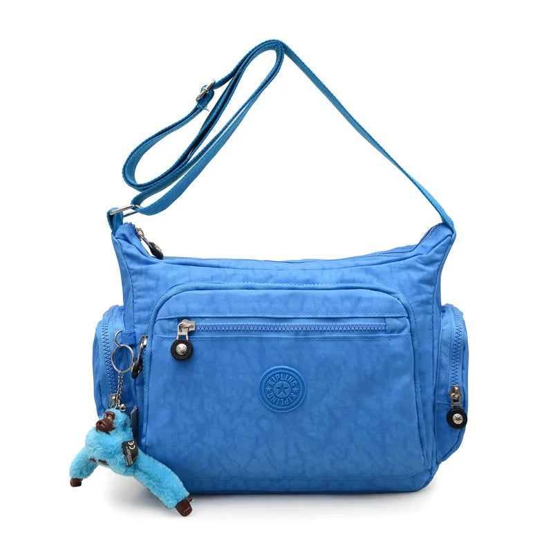 2025 Lightweight Crossbody Bag for Women Water-Resistant Nylon Casual Purse Adjustable Strap Middle-Aged Ladies Tote AntiTheft