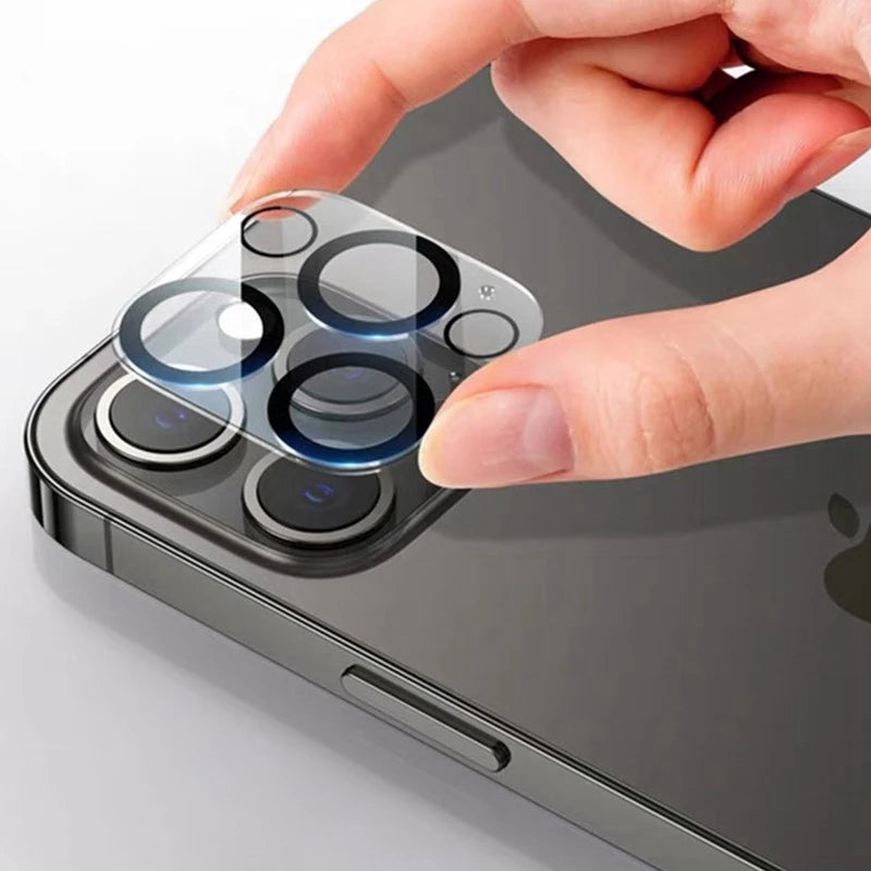 3PCS Camera Lens Protector Glass for iPhone 17/16/15/14 Pro Max – Scratch Resistant, HD Clear