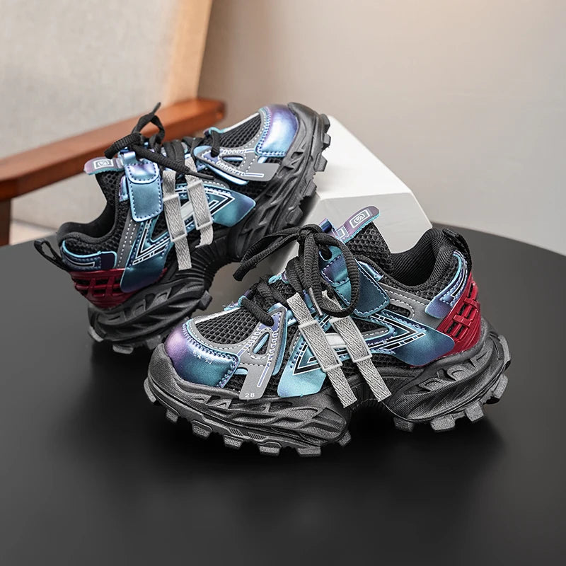 Children Casual Shoes for Girls Boys 2025 Autumn New Fashion Korean Style Soft Bottom Anti-slippery Versatile Running Sneakers