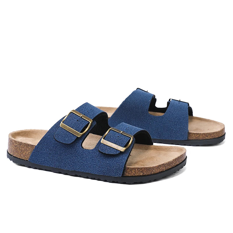 Man's Leather Sandal for Men Beach Sandals Men 2025 Designer Men's Shoes Men's Comfortable Slipper Original Brands Shoes Summer