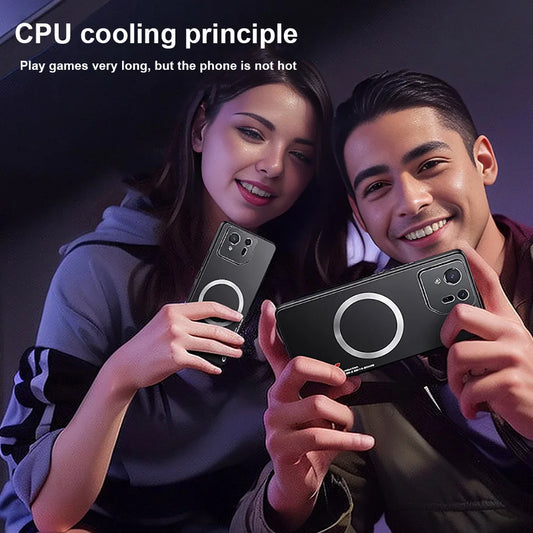 Professional Radiator Magnetic Aluminium Alloy Case for Asus Rog Phone 8 9 Pro cases Cooling Shockproof Capas Protect Skin Funda