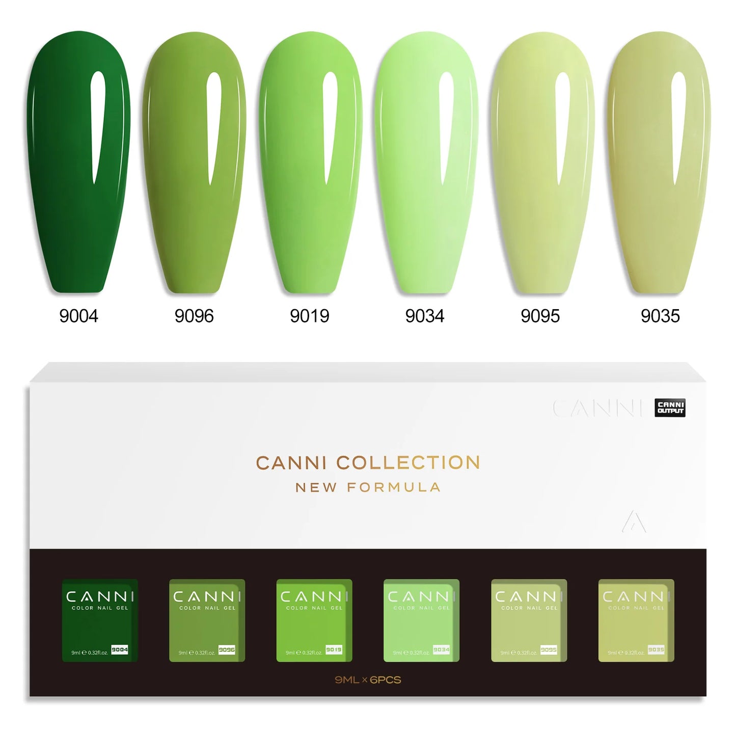 CANNI Hema Free Nail Gel Polish Thanks Giving Gift Christmas Red Color Collection Semi Permanent 9ml French Nail Gorgeous Color