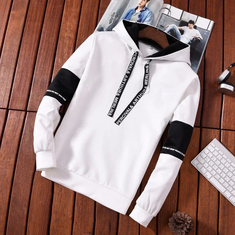 2024 Men Tracksuit Set Autumn Winter Hoodies Sweatshirt Men's Sportswear Sweatshirts+Sweatpants 2 Piece Hip Hop Pullover Hoodies