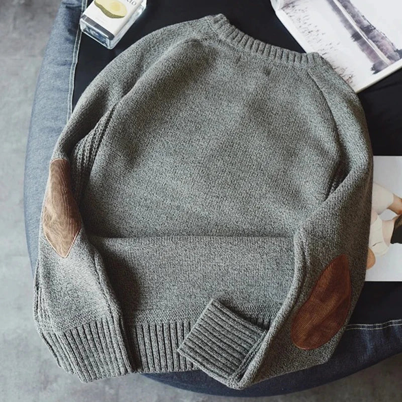 Sweaters Male 2023 Winter New Style Thick Warm Sweater Men Youth O-neck Sweaters Autumn Men's Wool Pullovers Size Plush M-5XL