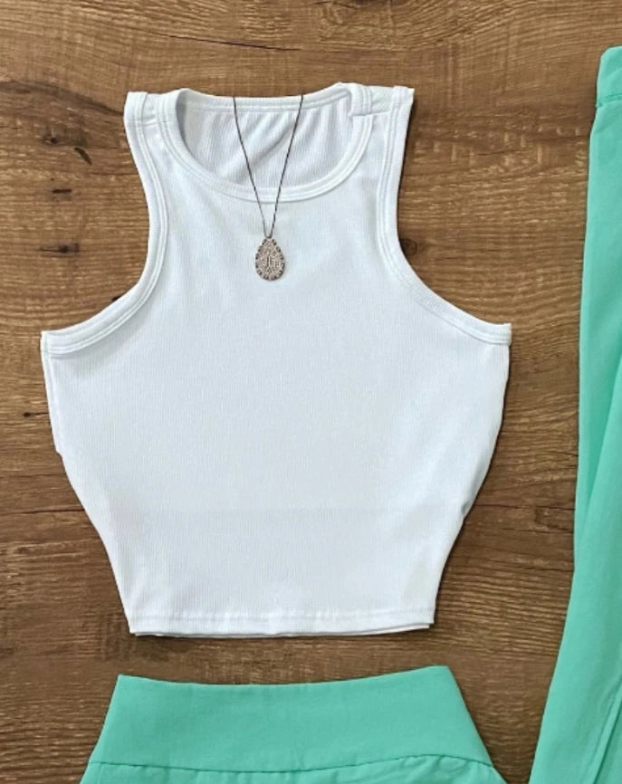 Women's 3-piece suit round neck vest sleeveless vest and mini skirt set, new women's clothing for summer 2025