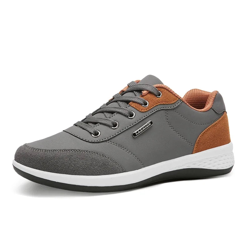 Men Shoes Spring Autumn Waterproof Walking Sneakers Leisure Male Leather Sports Shoes Non-Slip Footwear Tennis for Men