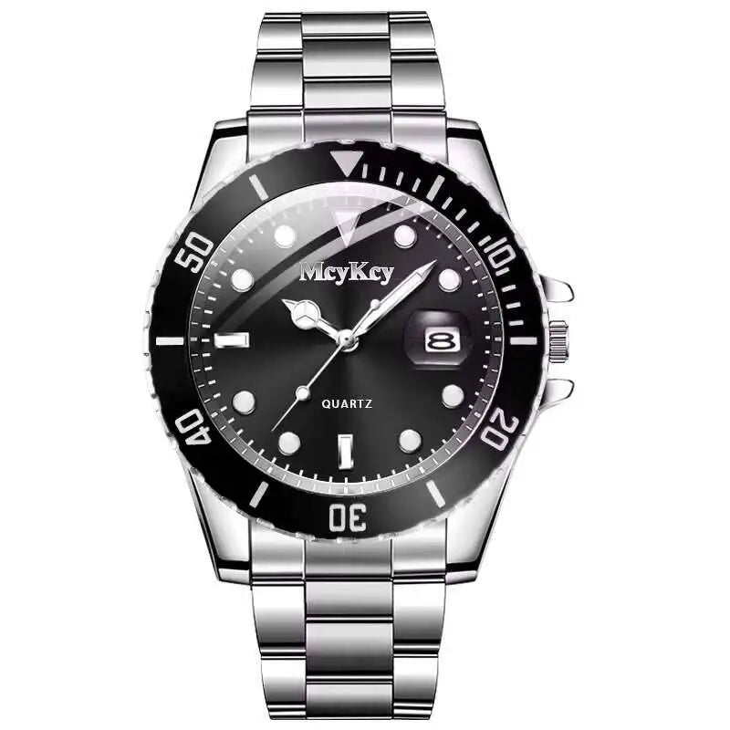 Fashion Men Calendar Quartz Watch Luxury Large Dial Man's Business Watches Reloj Hombre