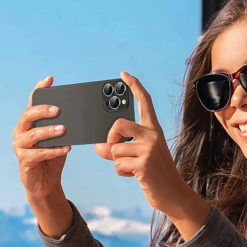 3-2PCS Camera Lens Protector For iPhone 17 Pro Max 17Pro 17Air Metal Ring Protector Glass For iPhone 14 15 16 ProMax Camera Lens