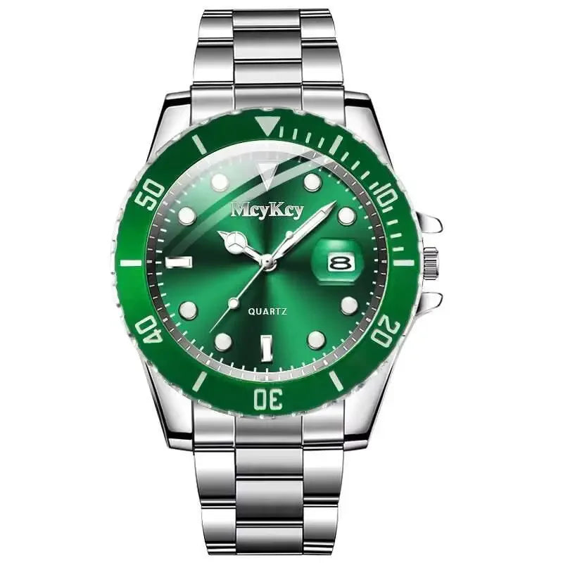 Fashion Men Calendar Quartz Watch Luxury Large Dial Man's Business Watches Reloj Hombre