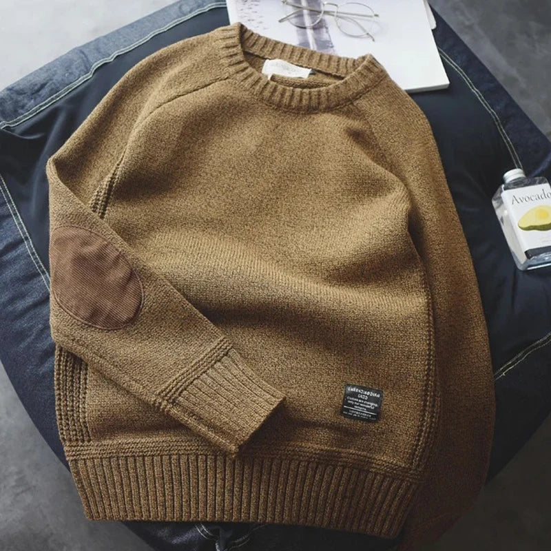 Sweaters Male 2023 Winter New Style Thick Warm Sweater Men Youth O-neck Sweaters Autumn Men's Wool Pullovers Size Plush M-5XL