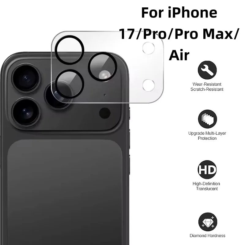 IPhone 17 Air Pro Max 3D camera lens screen protector suitable for iPhone 17 17 ProMax 17Air 17Pro back protective film