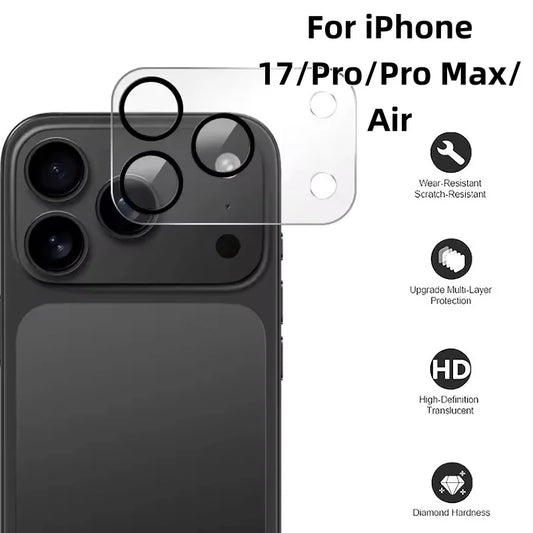 IPhone 17 Air Pro Max 3D camera lens screen protector suitable for iPhone 17 17 ProMax 17Air 17Pro back protective film